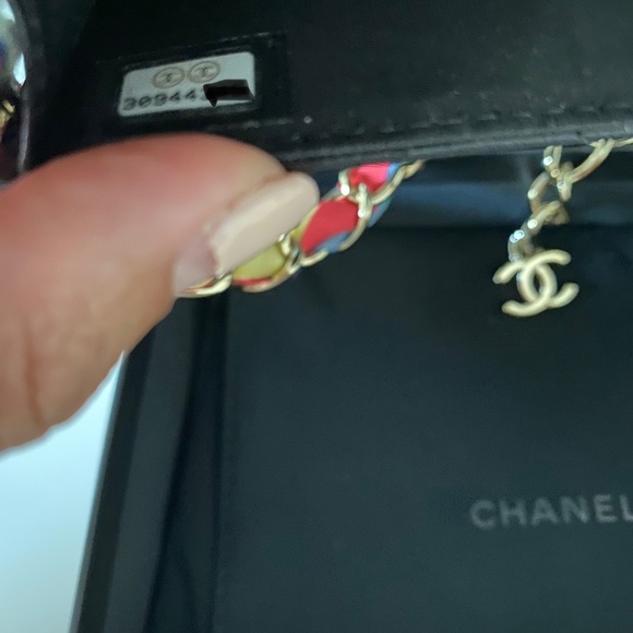 CHANEL Lambskin Ribbon Quilted Flap Belt Bag Black - Picture 11 of 14